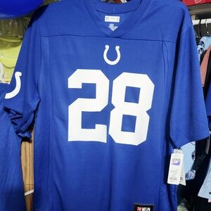 NFL Indianapolis Colts Blue and White Jersey